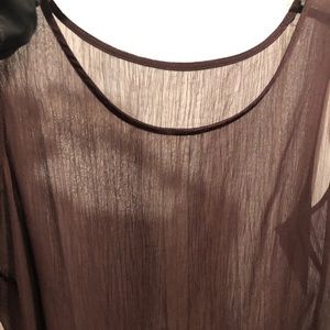 sheer brown tank